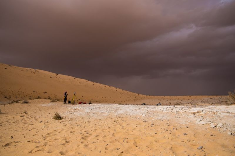 Así es como se ve hoy Al Wusta, pero hace 88.000 años era una región llena de pastizales, lagos y ríos